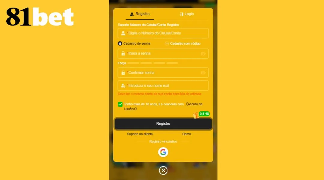 81BET Registro Ganhe bônus de boas-vindas gigantescos