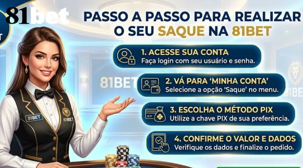 Passo a Passo para Realizar o seu Saque na 81BET