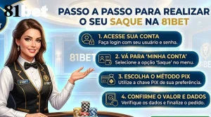 Passo a Passo para Realizar o seu Saque na 81BET